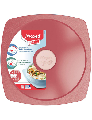 Maped Picnik Concept Lunch Plate - Red